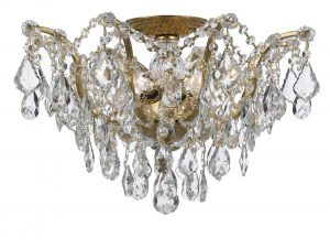 Люстра Crystorama FILMORE 5 LIGHT HAND CUT CRYSTAL GOLD