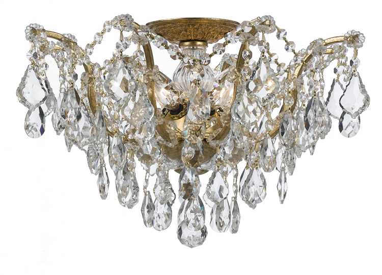 Люстра Crystorama FILMORE 5 LIGHT HAND CUT CRYSTAL GOLD
