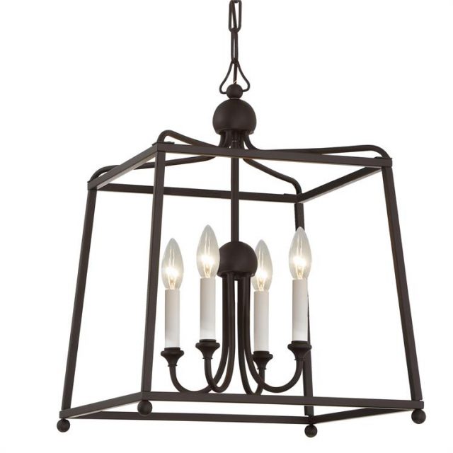 Люстра Crystorama SYLVAN 4 DARK BRONZE CHANDELIER