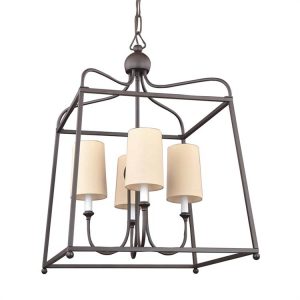 Люстра Crystorama SYLVAN 4 LIGHT DARK BRONZE