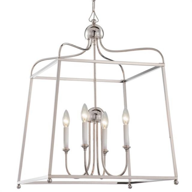 Люстра Crystorama SYLVAN 4 LIGHT POLISHED