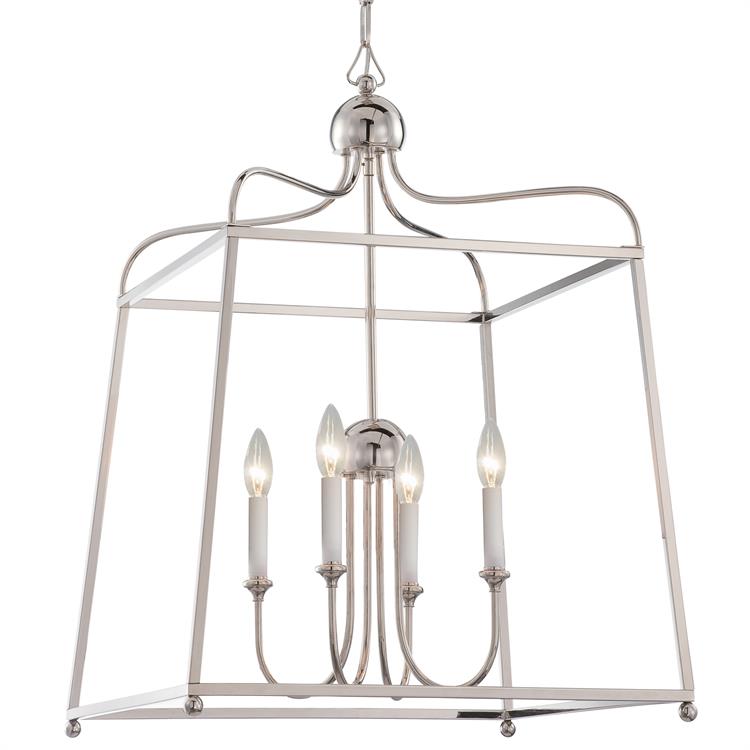 Люстра Crystorama SYLVAN 4 LIGHT POLISHED