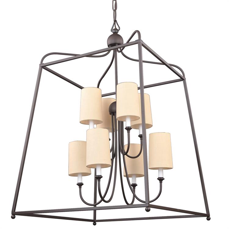 Люстра Crystorama SYLVAN 8 LIGHT DARK BRONZE