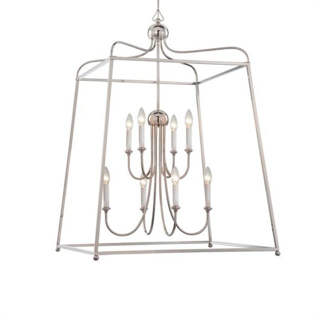 Люстра Crystorama SYLVAN 8 LIGHT POLISHED NICKEL