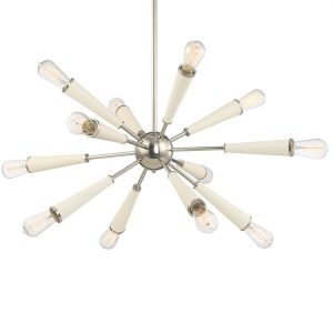 Люстра Crystorama ZODIAC 12 LIGHT POLISHED NICKEL