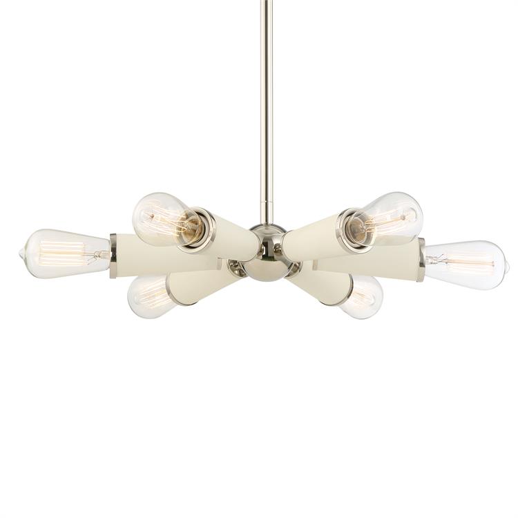Люстра Crystorama ZODIAC 6 LIGHT POLISHED