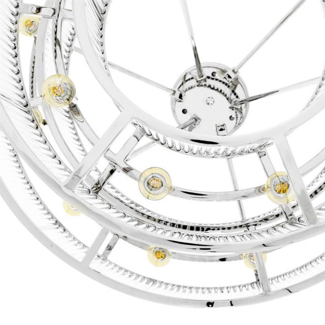 Люстра EICHHOLTZ BERNARDI NICKEL CHANDELIER
