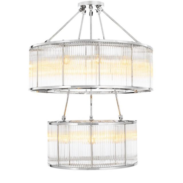 Люстра EICHHOLTZ BERNARDI NICKEL CHANDELIER