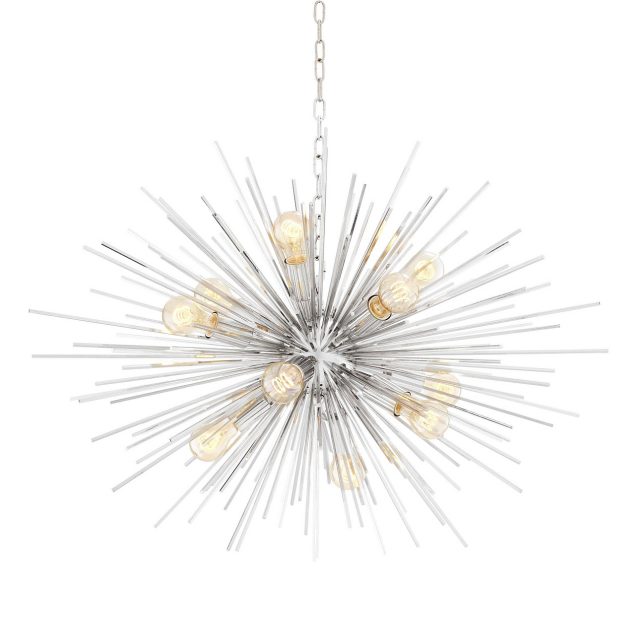 Люстра EICHHOLTZ CHANDELIER BOIVIN NICKEL