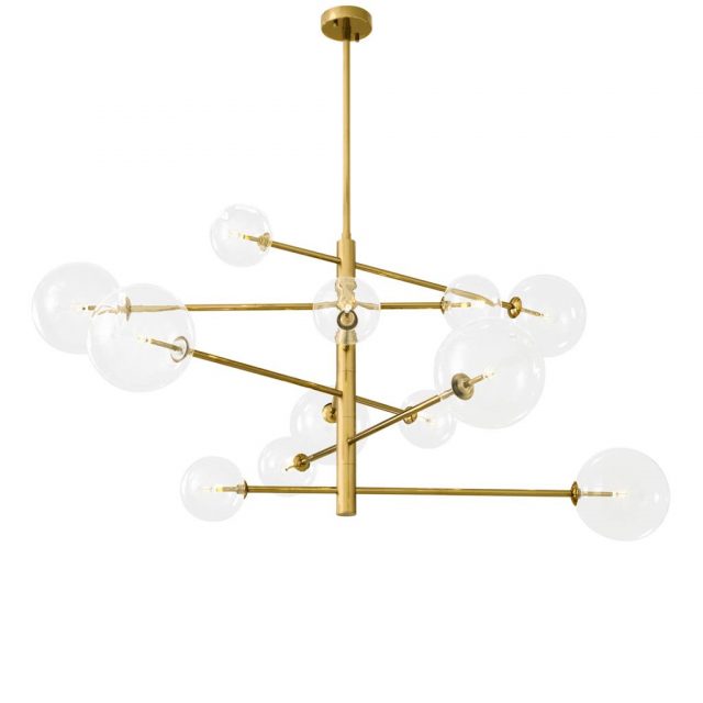 Люстра EICHHOLTZ Chandelier Argento L