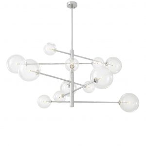 Люстра EICHHOLTZ Chandelier Argento L Silver