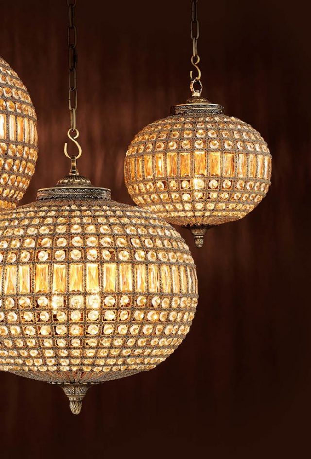 Люстра EICHHOLTZ Chandelier Kasbah Oval S Brass