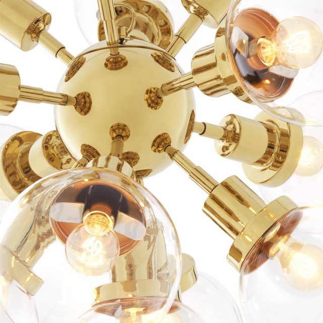 Люстра EICHHOLTZ Chandelier Ludlow Gold