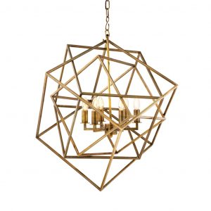 Люстра EICHHOLTZ Chandelier Matrix Brass