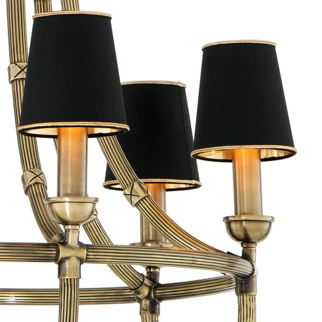 Люстра EICHHOLTZ Chandelier Moreaux L Brass