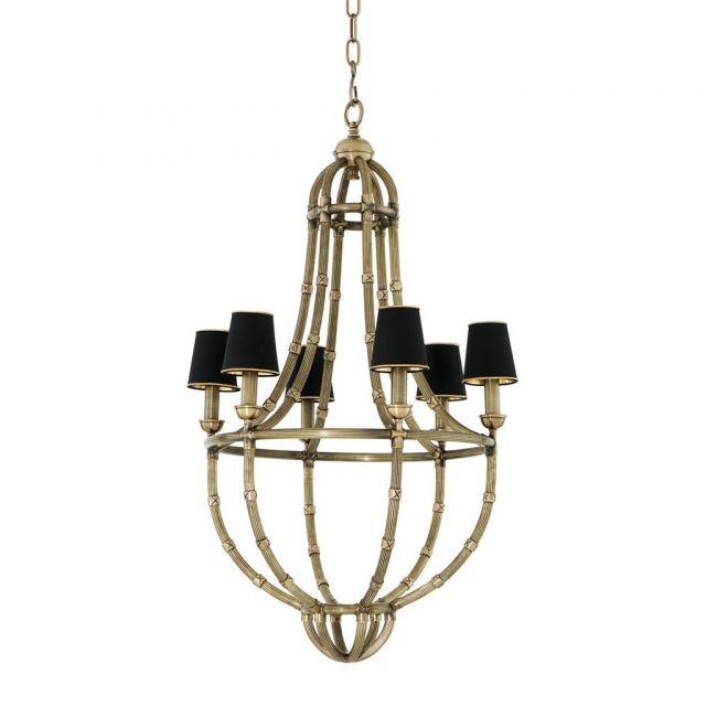 Люстра EICHHOLTZ Chandelier Moreaux L Brass