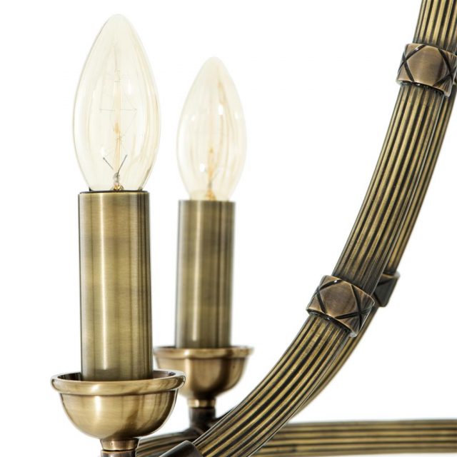 Люстра EICHHOLTZ Chandelier Moreaux L Brass