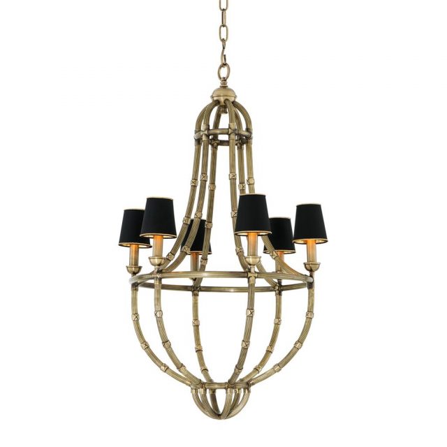 Люстра EICHHOLTZ Chandelier Moreaux L Brass