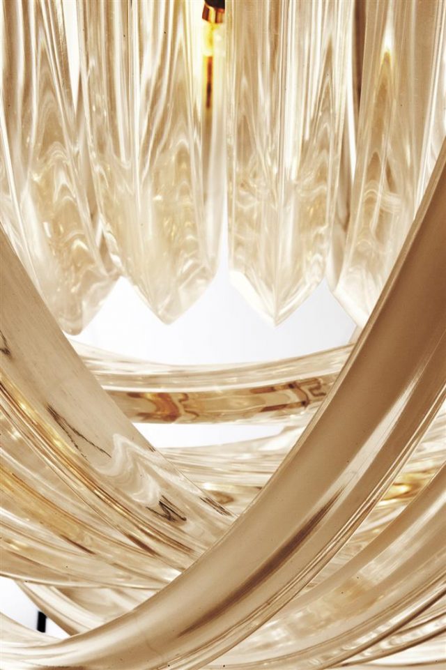 Люстра EICHHOLTZ Chandelier Murano 50 Champagne