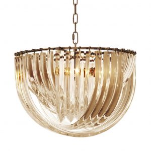 Люстра EICHHOLTZ Chandelier Murano 50 Champagne