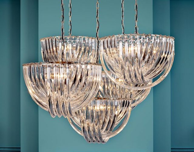 Люстра EICHHOLTZ Chandelier Murano 50 Clear