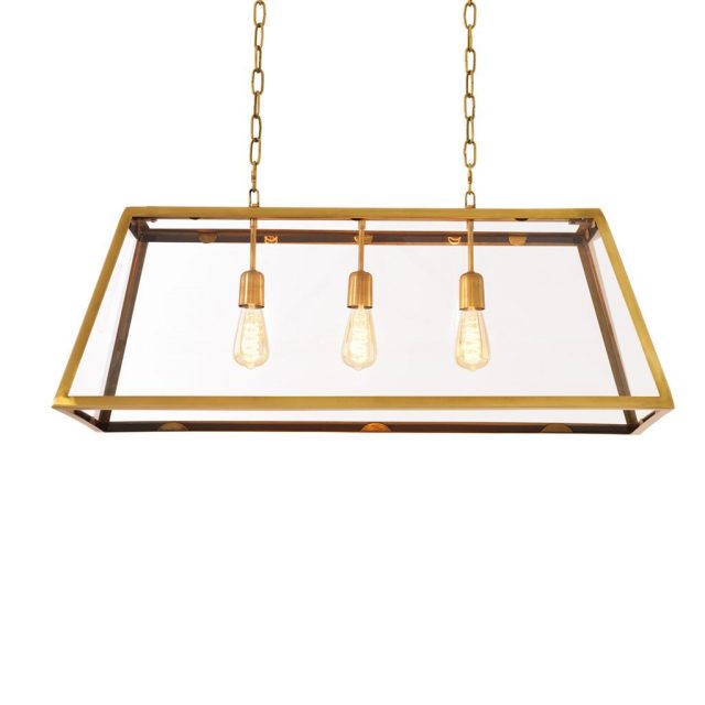 Люстра EICHHOLTZ Lamp Harpers L Brass