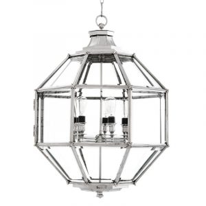 Люстра EICHHOLTZ Lantern Owen L Silver