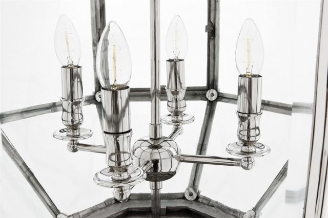 Люстра EICHHOLTZ Lantern Owen M Nickel