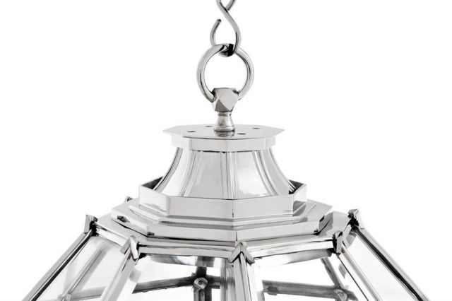 Люстра EICHHOLTZ Lantern Owen M Nickel