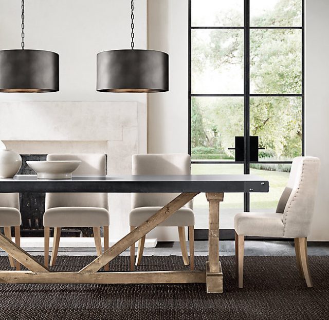 Люстра Restoration Hardware ANTIQUED METAL DRUM