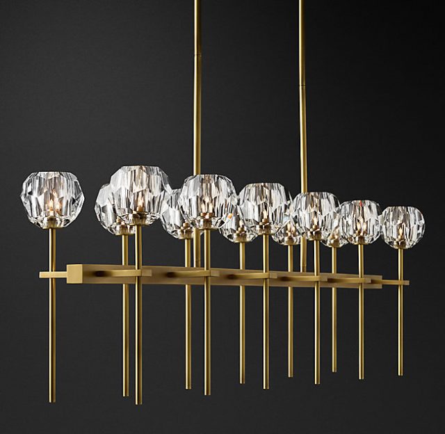 Люстра Restoration Hardware BOULE DE CRISTAL GRAND DOUBLE LINEAR