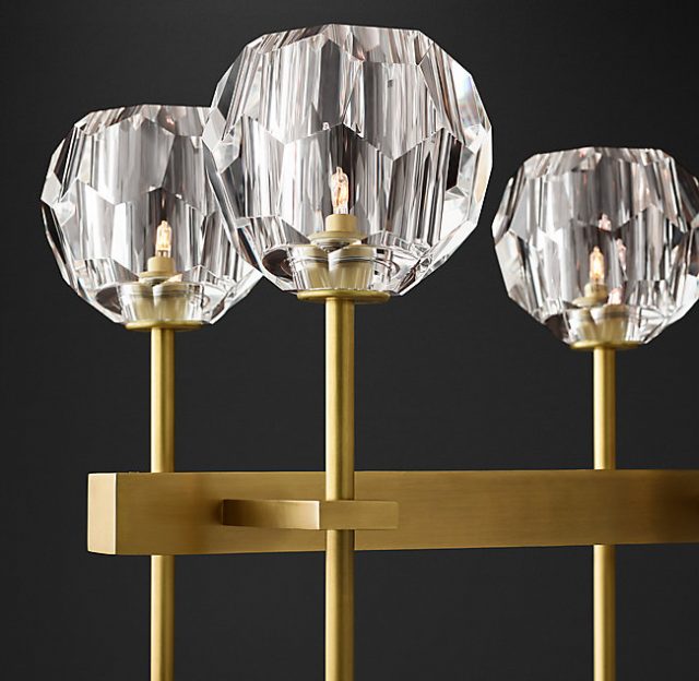Люстра Restoration Hardware BOULE DE CRISTAL GRAND DOUBLE LINEAR
