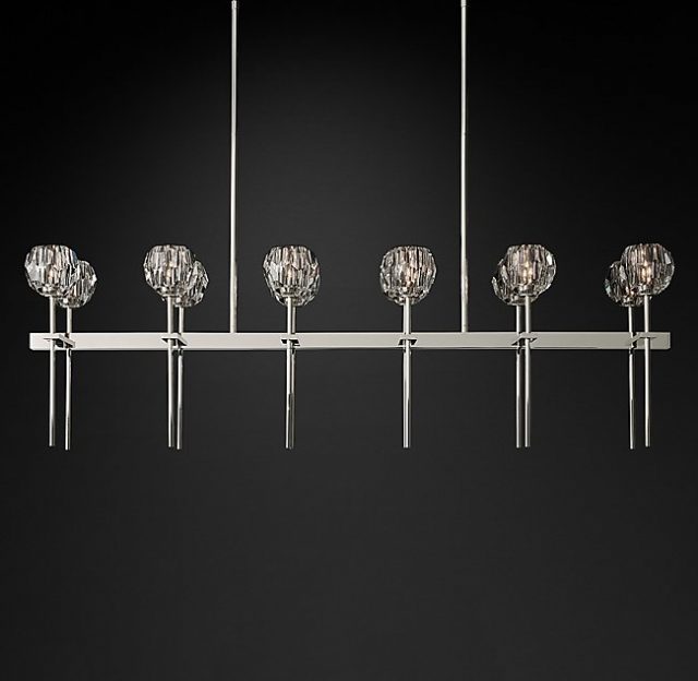 Люстра Restoration Hardware BOULE DE CRISTAL GRAND DOUBLE LINEAR