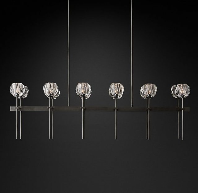 Люстра Restoration Hardware BOULE DE CRISTAL GRAND DOUBLE LINEAR