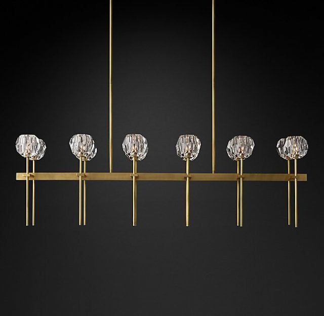 Люстра Restoration Hardware BOULE DE CRISTAL GRAND DOUBLE LINEAR