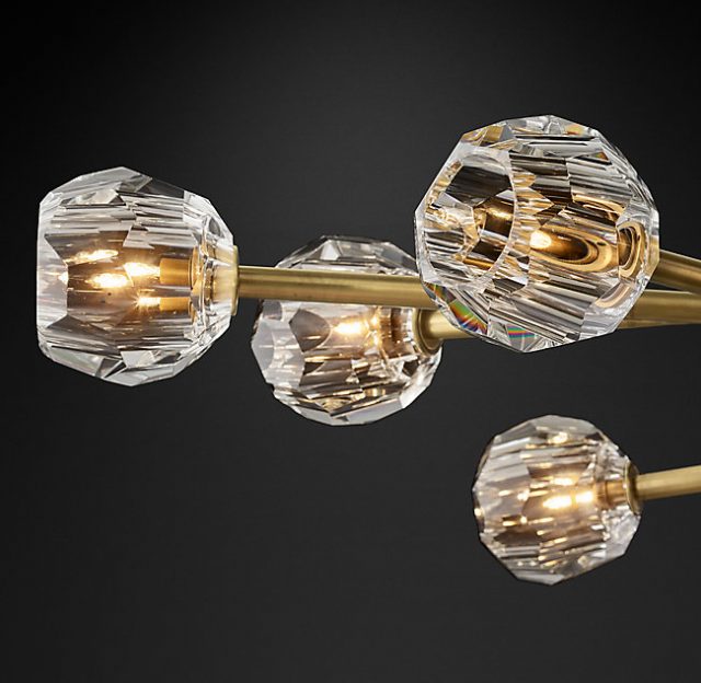 Люстра Restoration Hardware BOULE DE CRISTAL OVAL