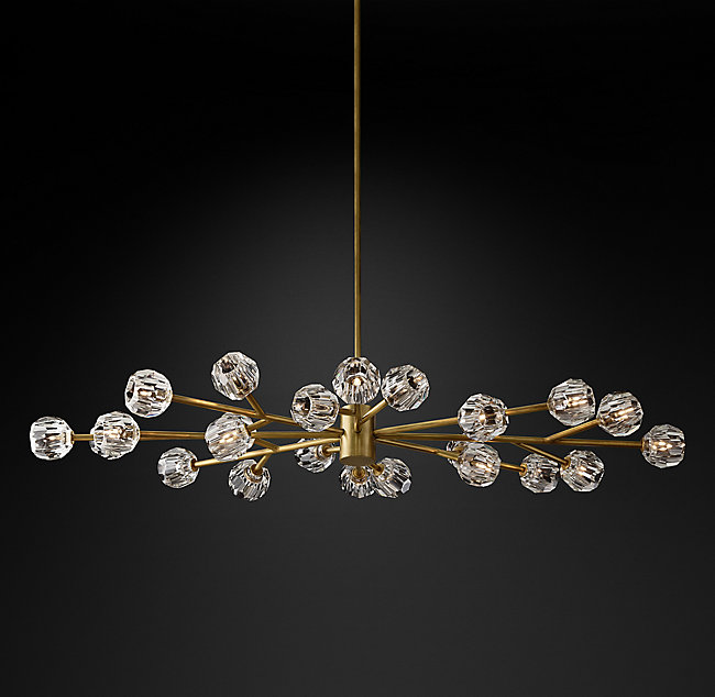 Люстра Restoration Hardware BOULE DE CRISTAL OVAL