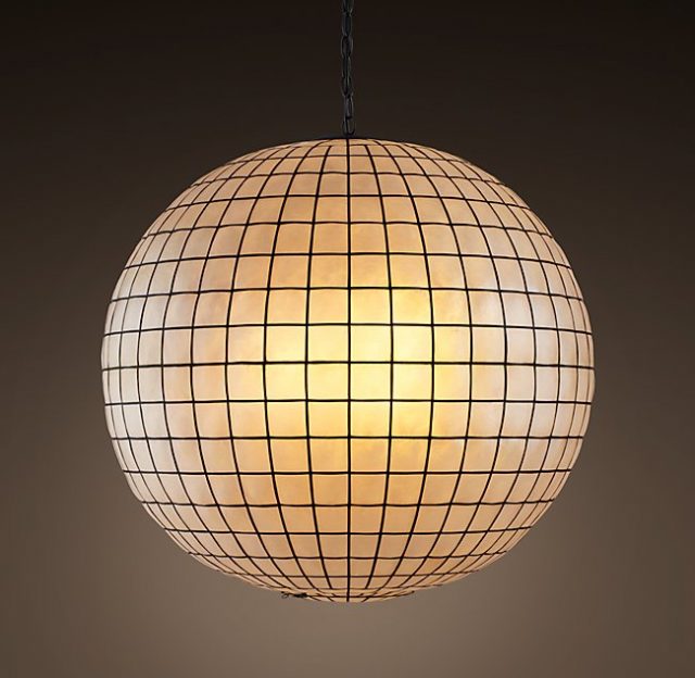 Люстра Restoration Hardware CAPIZ SHELL