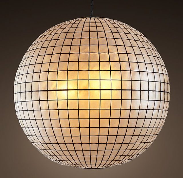 Люстра Restoration Hardware CAPIZ SHELL