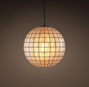 Люстра Restoration Hardware CAPIZ SHELL