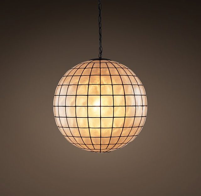Люстра Restoration Hardware CAPIZ SHELL