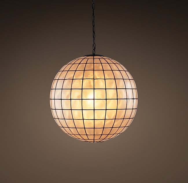 Люстра Restoration Hardware CAPIZ SHELL
