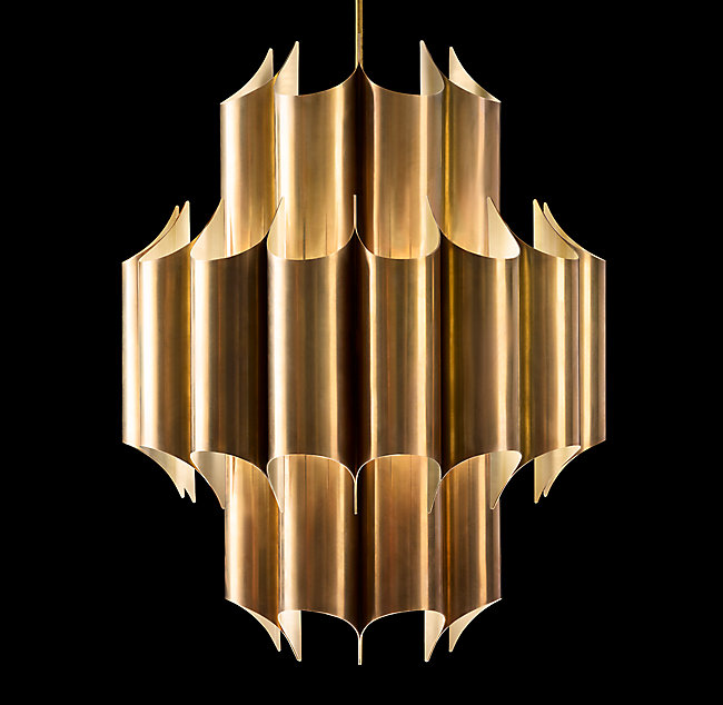 Люстра Restoration Hardware CATHEDRAL BRASS