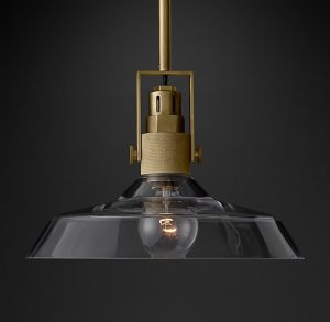 Люстра Restoration Hardware CONDORCET CLEAR GLASS SHADE