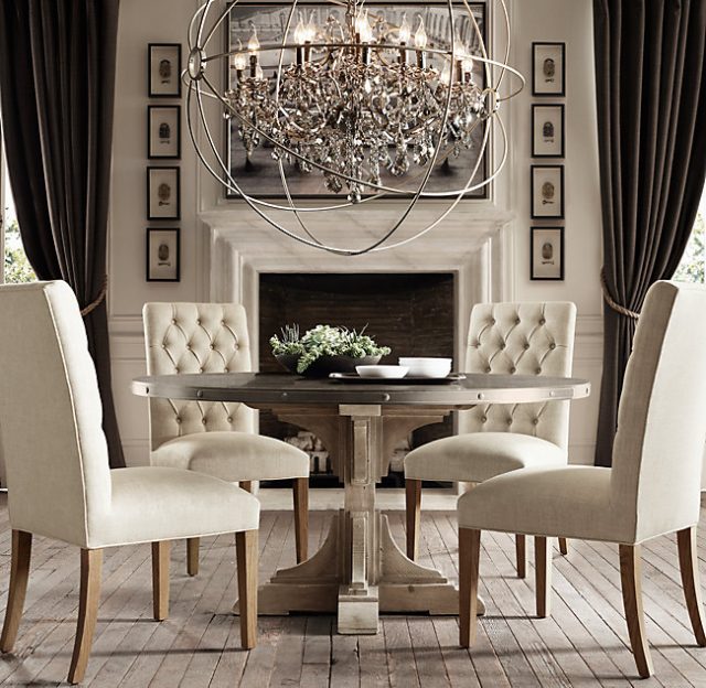 Люстра Restoration Hardware FOUCAULT'S ORB SMOKE CRYSTAL