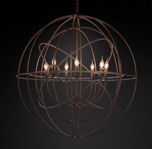 Люстра Restoration Hardware FOUCAULT'S TWIN-ORB