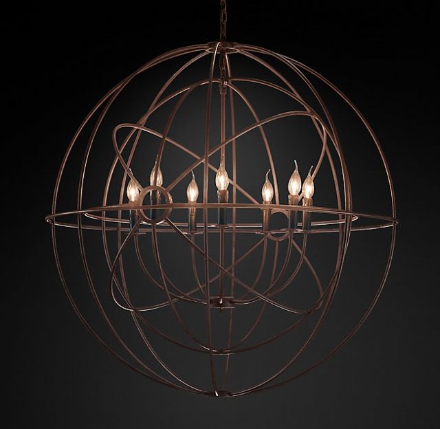 Люстра Restoration Hardware FOUCAULT'S TWIN-ORB