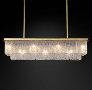 Люстра Restoration Hardware GLACÉ LINEAR