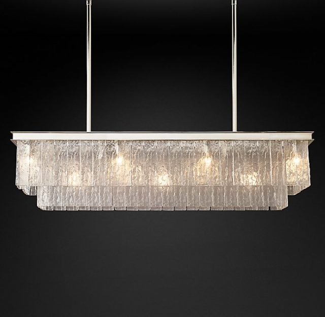 Люстра Restoration Hardware GLACÉ LINEAR