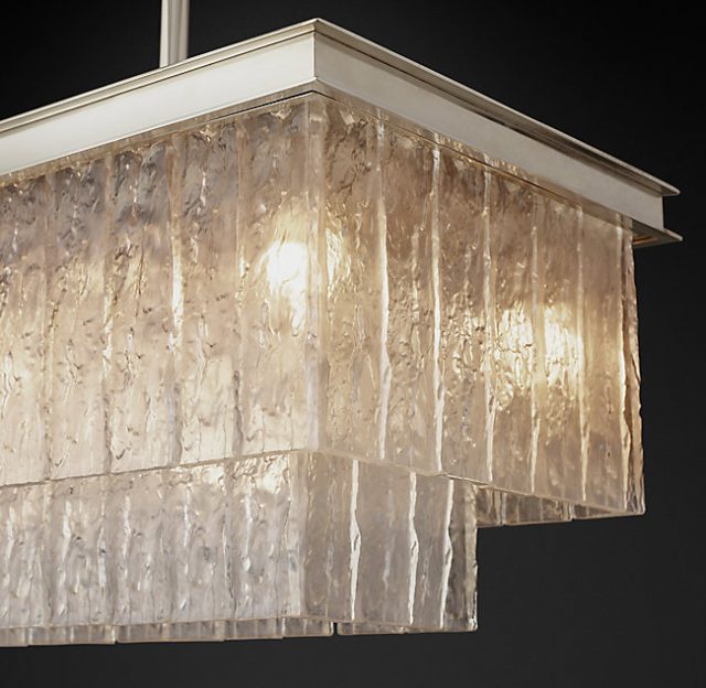 Люстра Restoration Hardware GLACÉ LINEAR